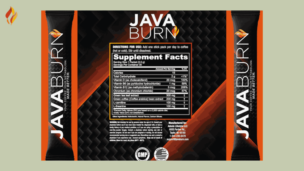 Java Burn supplement ingredients review nayedeals