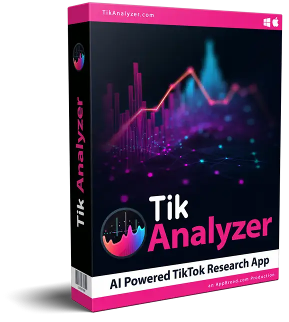 Tik Analyzer AI Powered TikTok Research App Box